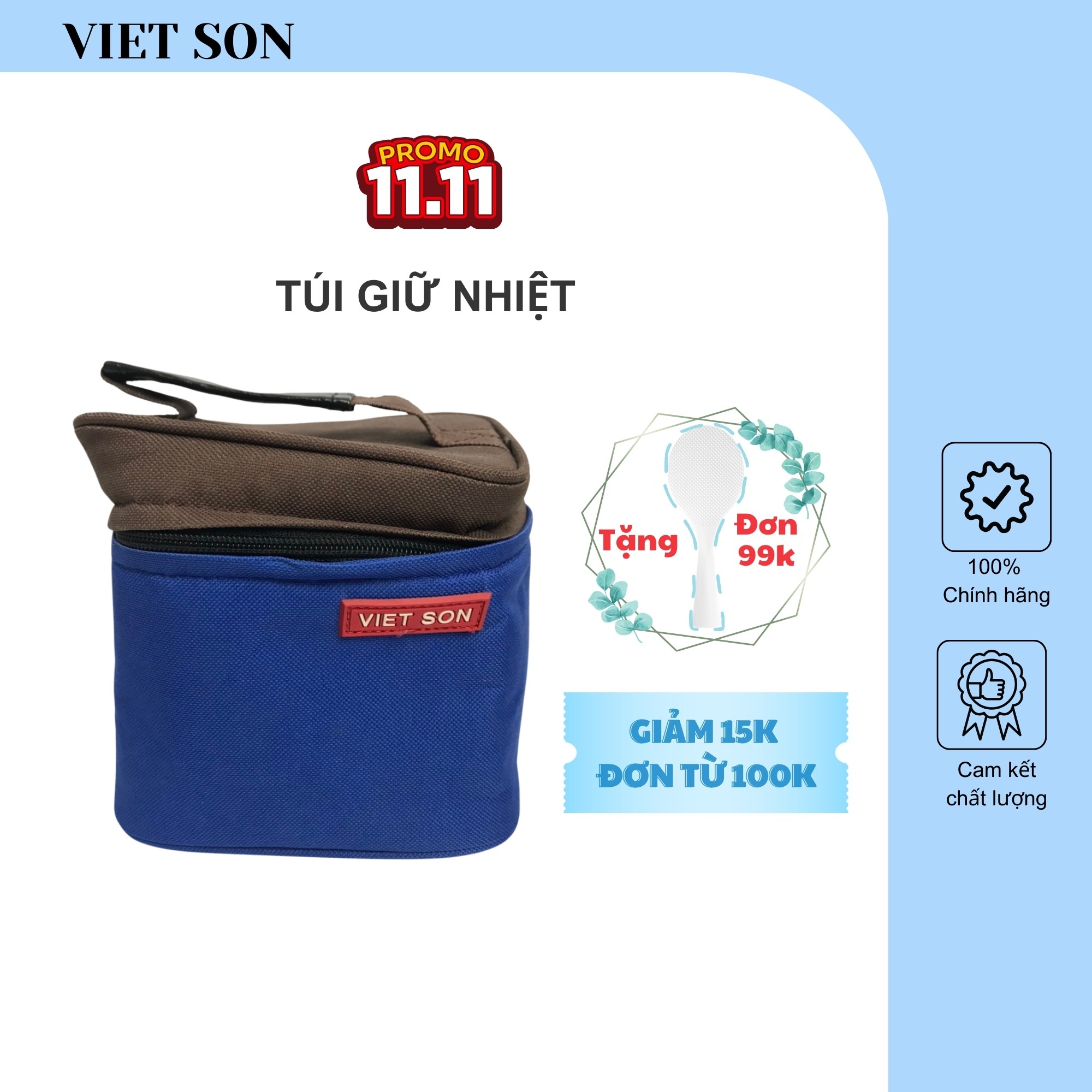 Túi Giữ Nhiệt Việt Son Chống Thấm Cao Cấp Đựng Hộp Cơm